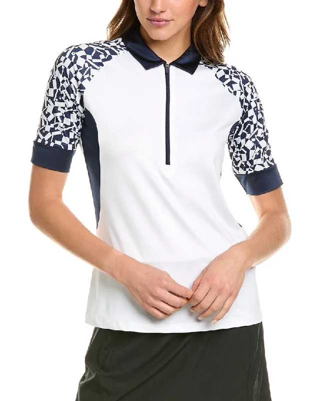 Callaway Two-Tone Geo Polo Shirt