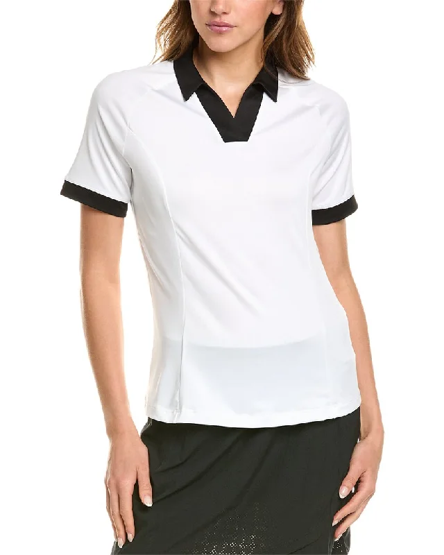 Callaway V-Placket Colorblock Polo Shirt