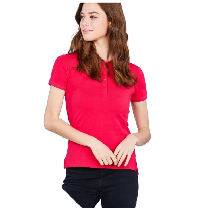 Classic Jersey Spandex Polo Top