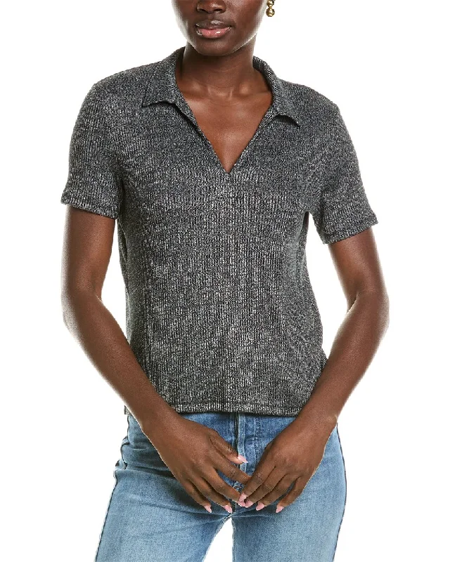 rag & bone The Knit Rib Polo Shirt