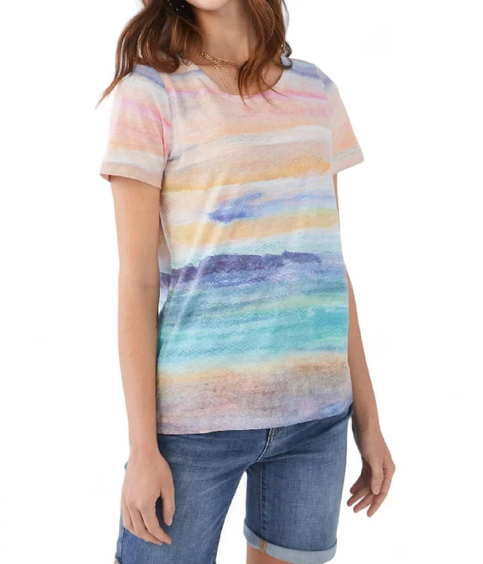 Short Sleeve Shirt In Painted Beach