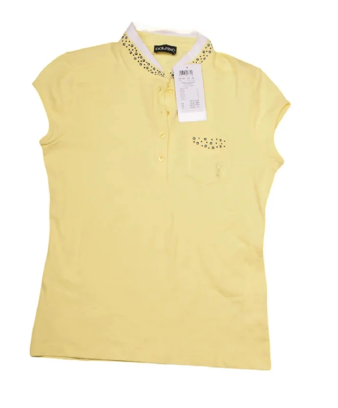 Women's Under The Sea Cap Sleeve Polo In Yellow