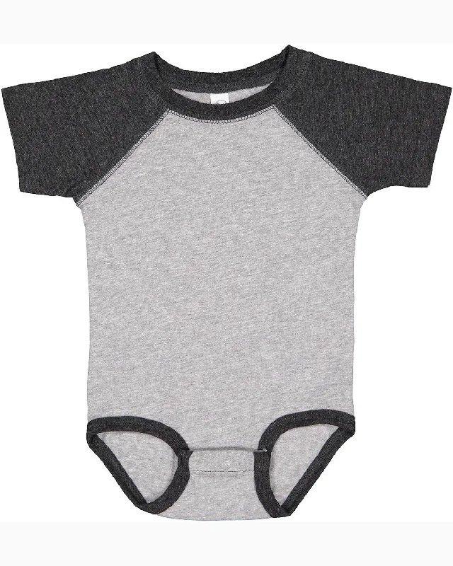 Rabbit Skins RS4430 Infant Baseball Bodysuit