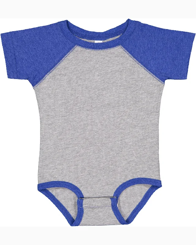 Rabbit Skins RS4430 Infant Baseball Bodysuit